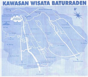 Peta Lokawisata Baturraden